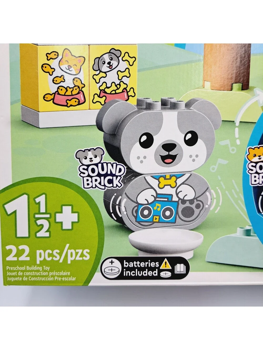 Duplo 10977 My First Puppy & Kitten With Sounds Retired Set LEGO 22 pcs